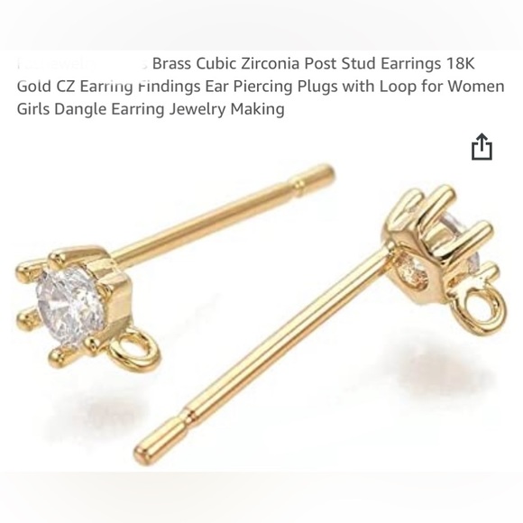 Handcrafted Pink Hope Dangling Earrings - Picture 5 of 5